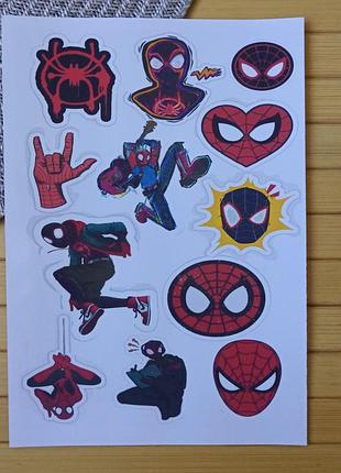 Стикерпак (не прорезной) человек-паук spider man а4 код 25408