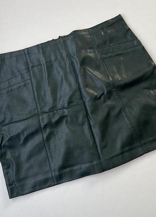 Міні спідниця еко шкіра 16 р.