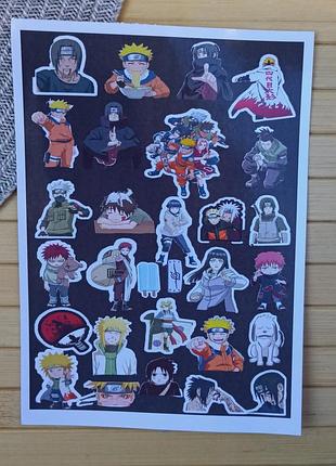 Стикерпак (не прорезной) наруто naruto а4 (25907)
