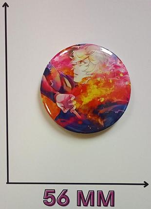 Значок адский рай jigokuraku hell's paradise 5,6 см (22476)