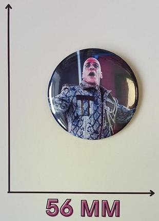 Значок рамштайн rammstein 5,6 см