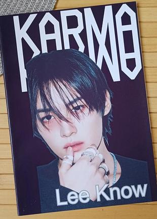 Фотобук фотоальбом photobook ли ноу стрей кидз lee know stray kids karma (26110)