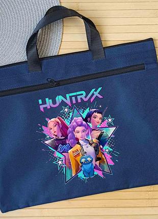Сумка для ноутбука kpop demon hunters кейпоп-мисливиці на демонів