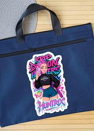 Сумка для ноутбука kpop demon hunters кейпоп-мисливиці на демонів