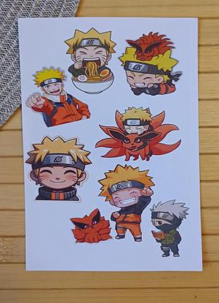Стикерпак (не прорезной) наруто naruto а4 (25908)