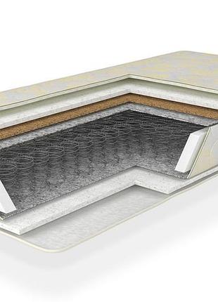 Матрас ортопедический меркурий (зависимые пружины, bonnel, односпальный, 70 × 190 см) akant