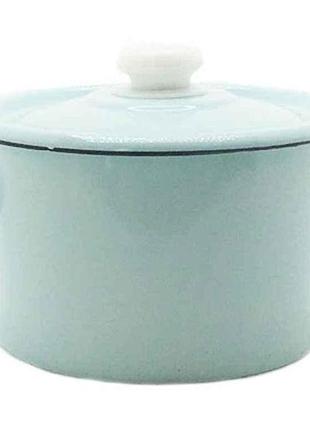 Каструля ем. 2.0л/4 цилиндрическая бирюзовая (i1610/4) тм idilia