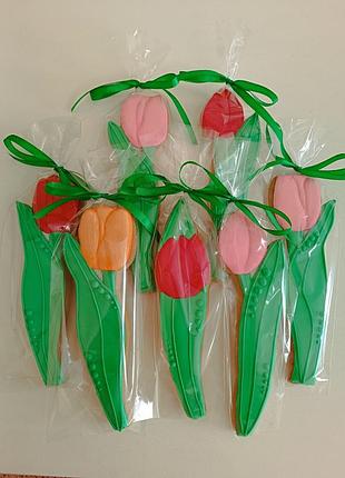 Цена 110 грн. пряники тюльпаны. подарок до 8 марта, 14 свирепого