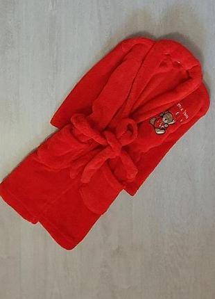 Продается оригинальный теплый флисовый халат с мишкой