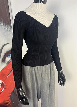 Гольф водолазка в рубчик 2