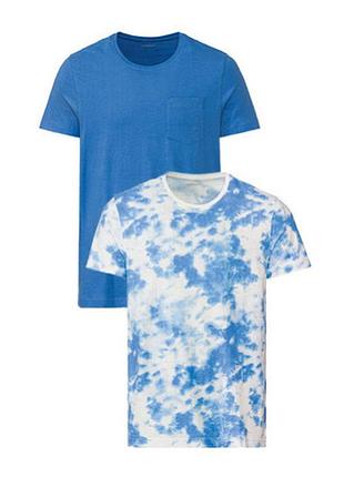 Мужская  футболка хлопок livergy, 2 шт , размер м 48/50