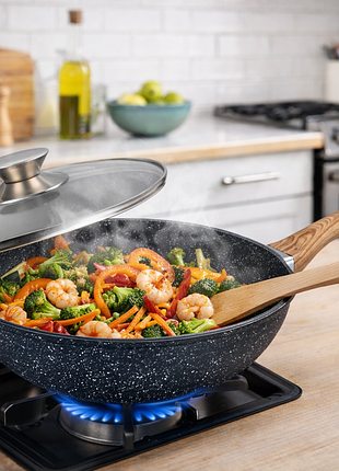 Сковорода wok benson bn-490