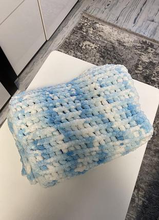 Вʼязаний дитячий плед