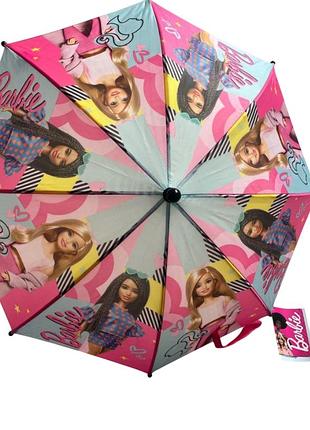 Дитяча парасолька barbie тростина з яскравим принтом барбі для дівчаток
