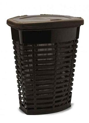 Кошик для білизні palm, коричневий тм prima nova