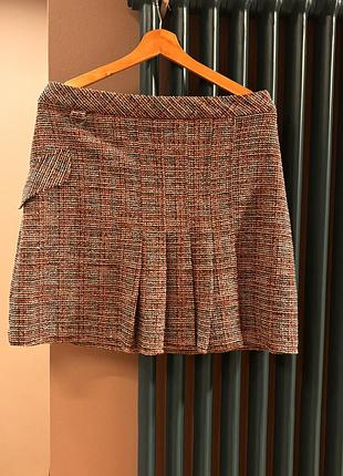 Твідова міні спідниця