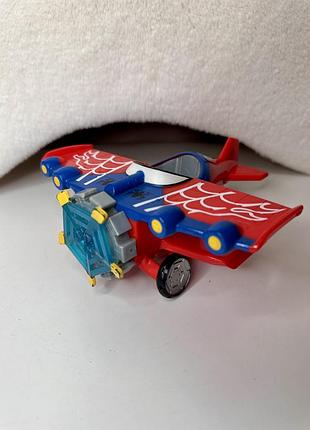 ✈️ літак-павук-трюкач із серії playskool marvel super hero adventures