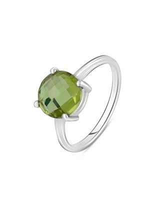 Серебряное кольцо с султанит султанитом (17см размер) 761950647