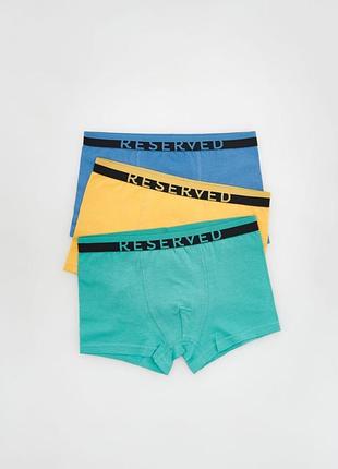 Боксери бренд reserved комплект 3 штуки .