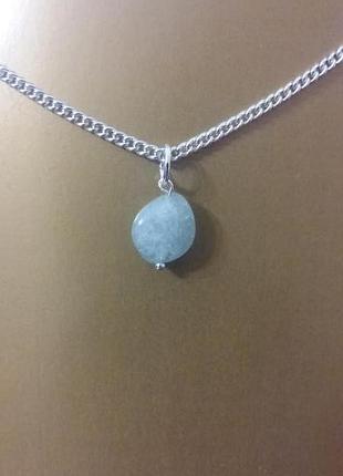 Новий кулон блакитний кварц подарунок дівчині