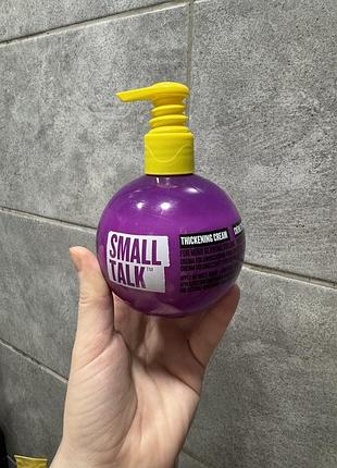 Крем для волосся tigi bed head small talk hair thickening cream 240 мл