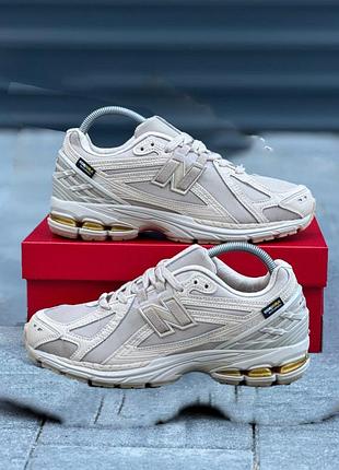 Кросівки жіночі чоловічі new balance 1906r бежеві демісезонні весна-літо-осінь замша нейлон водонепроникний розмір 40-45 нові 1295