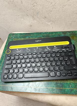 Клавиатура беспроводная фирмы logitech в хорошем рабочем состоянии