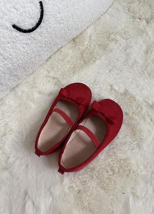 Атласні туфельки балетки від h&m 22 розмір