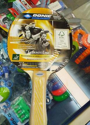 Ракетка для настільного тенісу donic legends 150 fsc