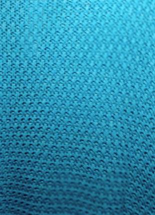 Яркий, бирюзовый кардиган 8