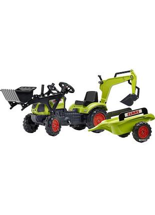 Falk claas arion 410 трактор с прицепом