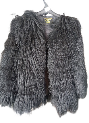 Ог 104см. шуба из натуральной ламы