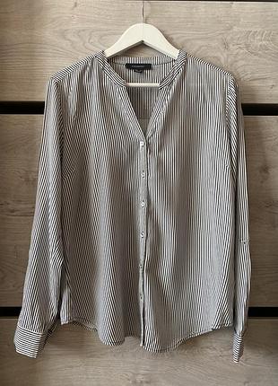 Легенька смугаста блуза з віскози