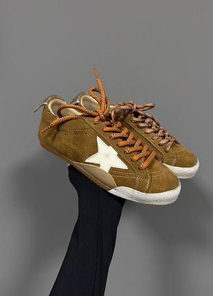 😍 жіночі кеди golden goose | true star brown premium