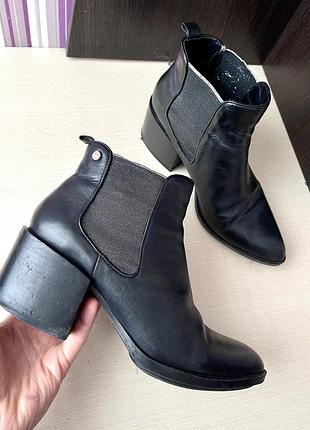 Чорні черевики челсі chelsea joop! натуральна шкіра