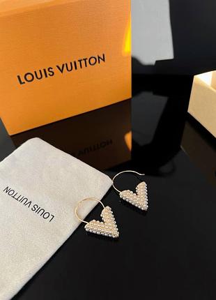 Сережки луї віттон 3