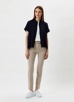 Блуза женская, короткий рукав, вискоза