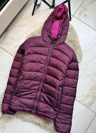 Двухстороння куртка від columbia 2v1 на пуху демісезон