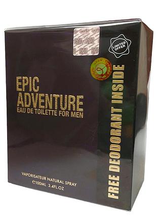 Набір для чоловіків epic adventure emper (туалетна вода дезодорант,) емпер