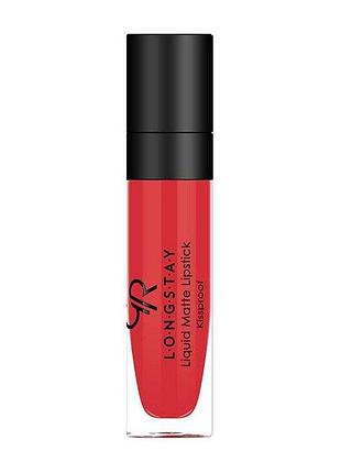 Рідка помада для губ golden rose №31 longstay liquid matte голден роуз матова