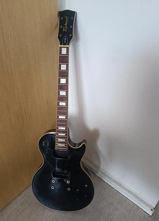 Электро гитара фирмы richwood re129 на запчасти или восстановление  гриф и дека в хорошем состоянии