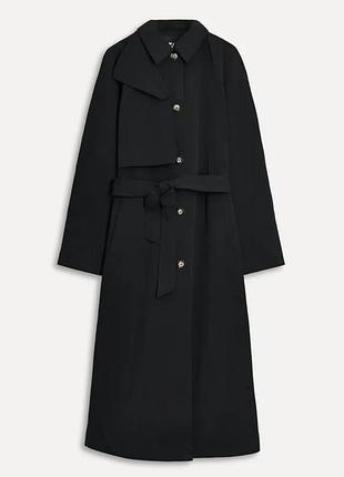 Чорний плащ zara 2