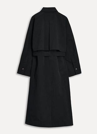 Чорний плащ zara 3