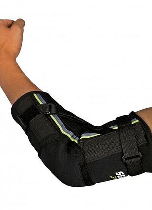 Налокітник select 6603 elbow support with splints (228) чорн/зел, l