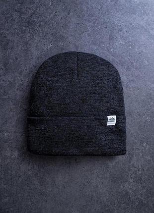 Шапка pobedov s podvorotom антрацит