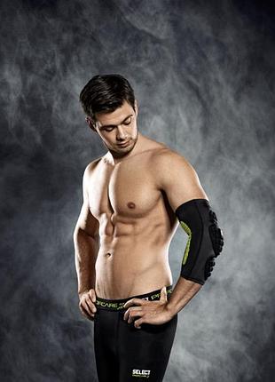 Налокотник компрессионный select 6650 compression elbow support - handball (010) черный, m