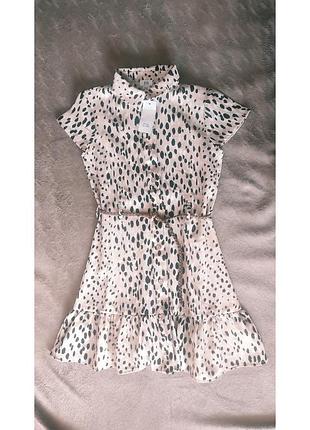 Платье с пояском