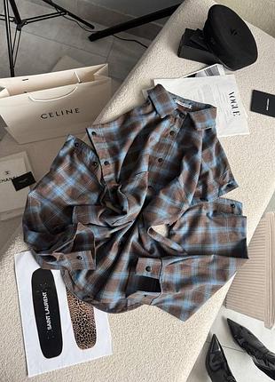 Сорочка жіноча як на фото фланель туреччина / класична сорочка на повсяк день