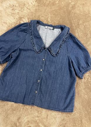 Джинсова блуза 4