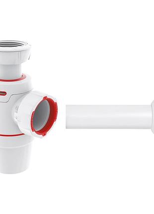 Сифон для раковины neo air 1¼"×ø40мм с отводом wirquin (9541356)